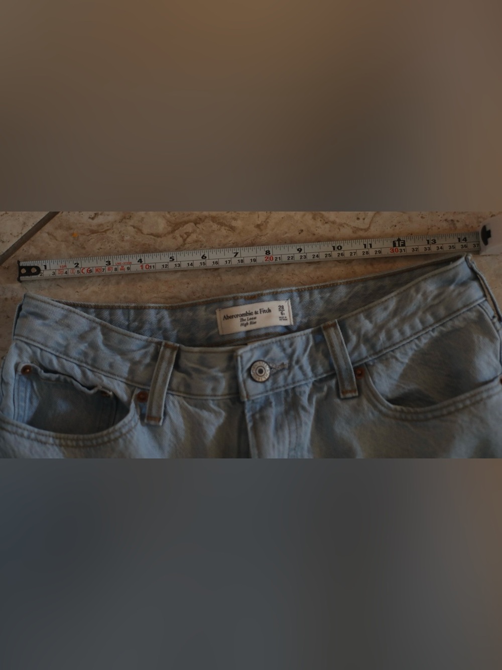Curve Love Abercrombie & Fitch The Loose High Rise Jean, Women’s Size 28 (6R) - Picture 8 of 9